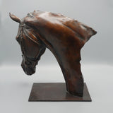 'Frankel' Beautiful study of the Retired Champion Thoroughbred Racehorse by Gill Parker in Naturalistic Bronze - Jeroen Markies Art Deco