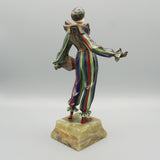 'Pierrot'  Bronze and Ivory Figure by Gerda Gerdago - Jeroen Markies Art Deco