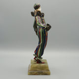 'Pierrot'  Bronze and Ivory Figure by Gerda Gerdago - Jeroen Markies Art Deco