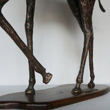 Maasai Giraffe Denis Mathews Bronze Animalia - Jeroen Markies Art Deco 