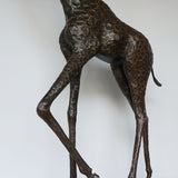 Maasai Giraffe Denis Mathews Bronze Animalia - Jeroen Markies Art Deco 
