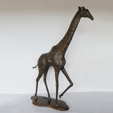 Maasai Giraffe Denis Mathews Bronze Animalia - Jeroen Markies Art Deco 