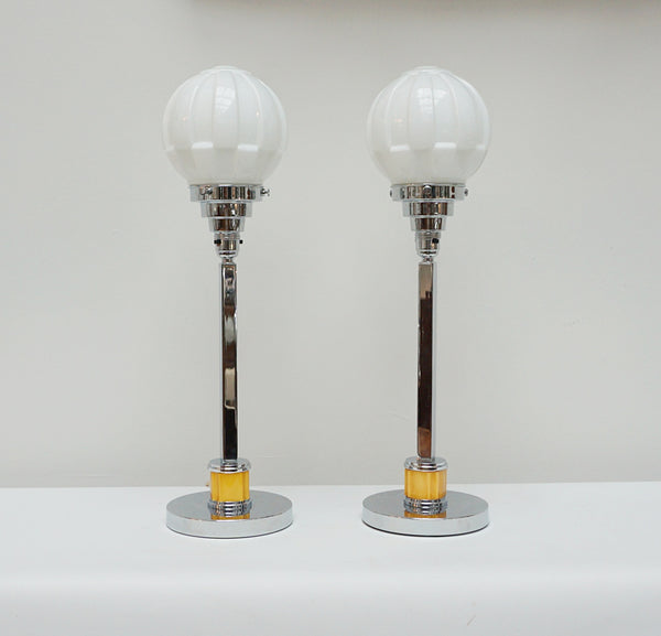 Pair of tall table lamps - Jeroen Markies Art Deco