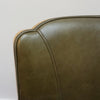 Hille Art Deco Side Chairs, Walnut veneers, 1930 Desk Chairs Bedroom Chairs. Green Leather - Jeroen Markies Art Deco