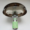 Mint green bakelite chromed dome lamp - Jeroen Markies Art Deco
