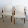 Original Heal's of London Art Deco Satinwood Armchairs - Jeroen Markies Art Deco