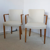 Original Heal's of London Art Deco Satinwood Armchairs - Jeroen Markies Art Deco