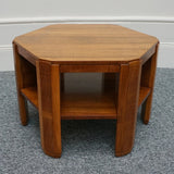 An Art Deco hexagonal coffee table by Heal's of London