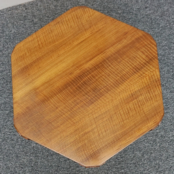 An Art Deco hexagonal coffee table by Heal's of London