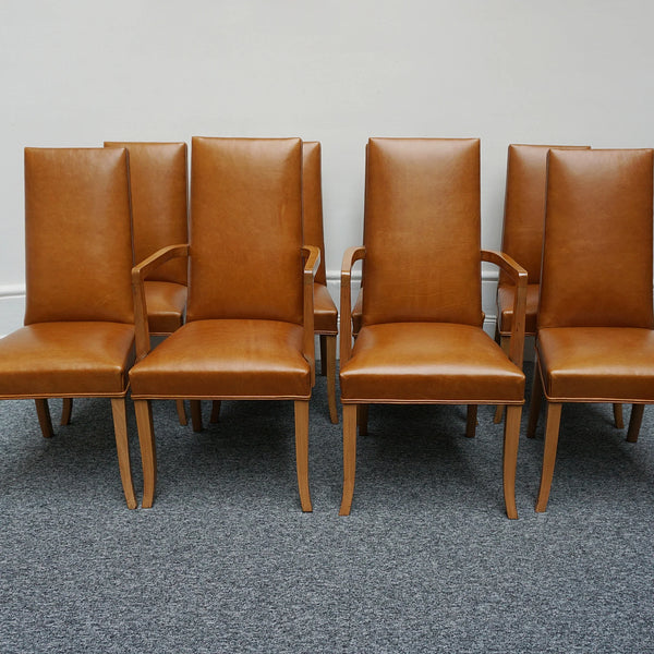 Set of Eight Art Deco Dining Chairs by Hille of London - Jeroen Markies Art Deco