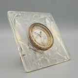 Inséparables - French Art Deco Glass - Rene Lalique - Desk Clock 