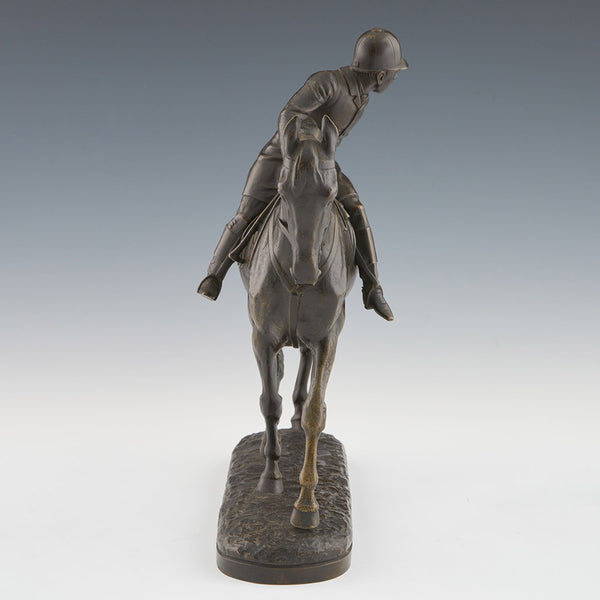 'The Huntsman' John Willis Good Mid 19th Century Bronze Fox Hunting Sculpture - Jeroen Markies Art Deco