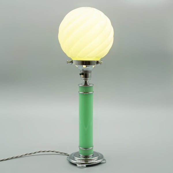 Table Lamp - Art Deco Style Lighting - Desk Lamp - Green Lamp - Jeroen Markies Art Deco