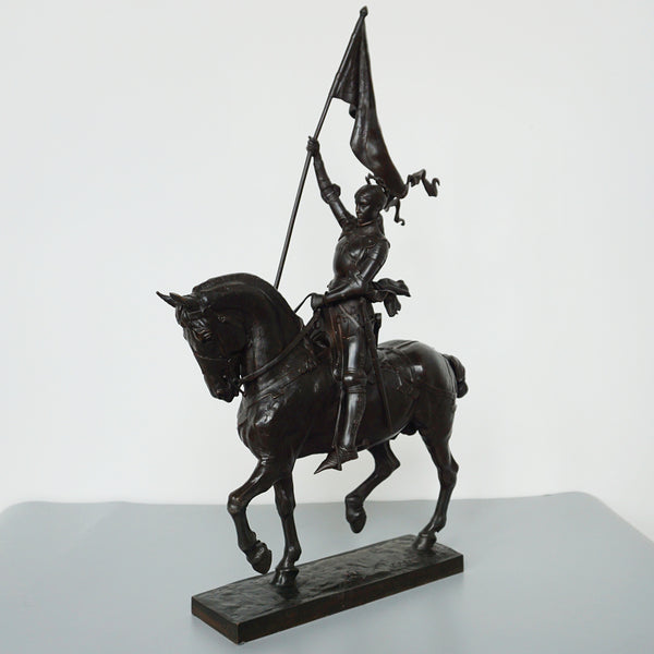 Fantastic Late 19th Century Bronze of Joan of Arc by Emmanuel Fremiet - Jeroen Markies Art Deco