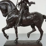 Fantastic Late 19th Century Bronze of Joan of Arc by Emmanuel Fremiet - Jeroen Markies Art Deco