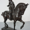 Fantastic Late 19th Century Bronze of Joan of Arc by Emmanuel Fremiet - Jeroen Markies Art Deco