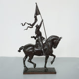 Fantastic Late 19th Century Bronze of Joan of Arc by Emmanuel Fremiet - Jeroen Markies Art Deco