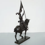 Fantastic Late 19th Century Bronze of Joan of Arc by Emmanuel Fremiet - Jeroen Markies Art Deco