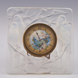 Rene Lalique Art Deco Oplalescent Glass Clock 'Inseperables' - Jeroen Markies Art Deco