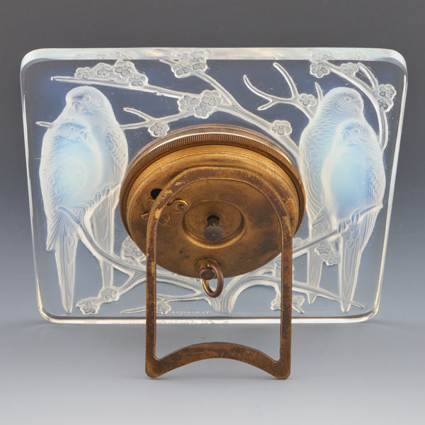 Inseperables - Rene Lalique Opalescent Glass Clock - Jeroen Markies Art Deco