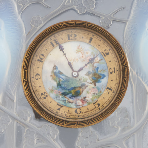 Inseperables - Rene Lalique Opalescent Glass Clock - Jeroen Markies Art Deco