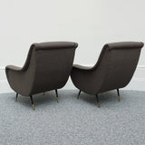 Pair of Lounge Chairs, grey bouclé - Jeroen Markies Art Deco