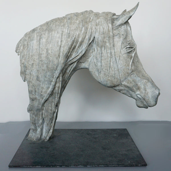 'Arab' Lifesize Bronze Study of a Horse by Gill Parker - Jeroen Markies Art Deco