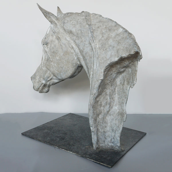 'Arab' Lifesize Bronze Study of a Horse by Gill Parker - Jeroen Markies Art Deco