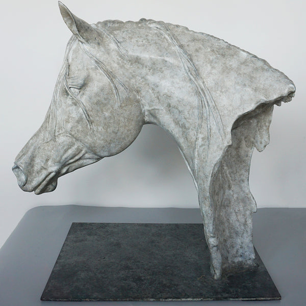 'Arab' Lifesize Bronze Study of a Horse by Gill Parker - Jeroen Markies Art Deco