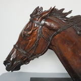 'Enable' The champion thoroughbred racehorse sculpted by Gill Parker in Bronze life size Limited edition of 9 - Jeroen Markies Art Deco