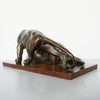 Art Deco Bronze Prowling Panthers Attributed to Rochard - Jeroen Markies Art Deco