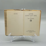 First Edition Ian Fleming Live and Let Die - Jeroen Markies Art Deco - Rare Books - James Bond First Editions  Ian Fleming First Editions - vintage rare books - collectable books 