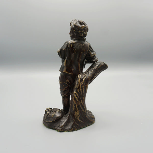 Late 19th Century Bronze Study of a young Farm Boy - Jeroen Markies Art Deco