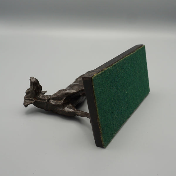 Late 19th Century Bronze study of a standing pointer - Jeroen Markies Art Deco