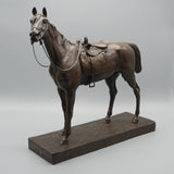 Excellent quality mid-19th century bronze sculpture of a side saddled horse by Jules Moigniez - Jeroen Markies Art Deco