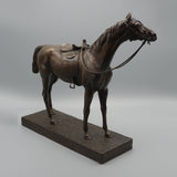 Excellent quality mid-19th century bronze sculpture of a side saddled horse by Jules Moigniez - Jeroen Markies Art Deco