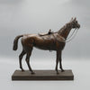 Excellent quality mid-19th century bronze sculpture of a side saddled horse by Jules Moigniez - Jeroen Markies Art Deco