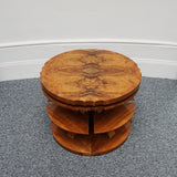 Vintage Art Deco Burr Walnut Nest of Tables - Jeroen Markies Art Deco