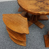 Vintage Art Deco Burr Walnut Nest of Tables - Jeroen Markies Art Deco