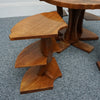 Vintage Art Deco Burr Walnut Nest of Tables - Jeroen Markies Art Deco