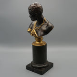 √Nubian Woman Late Victorian Sculpture by Oskar Gladenbeck - Jeroen Markies Art Deco