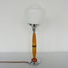 Table Lamp Amber Bakelite Stem 1930's - Jeroen Markies Art Deco
