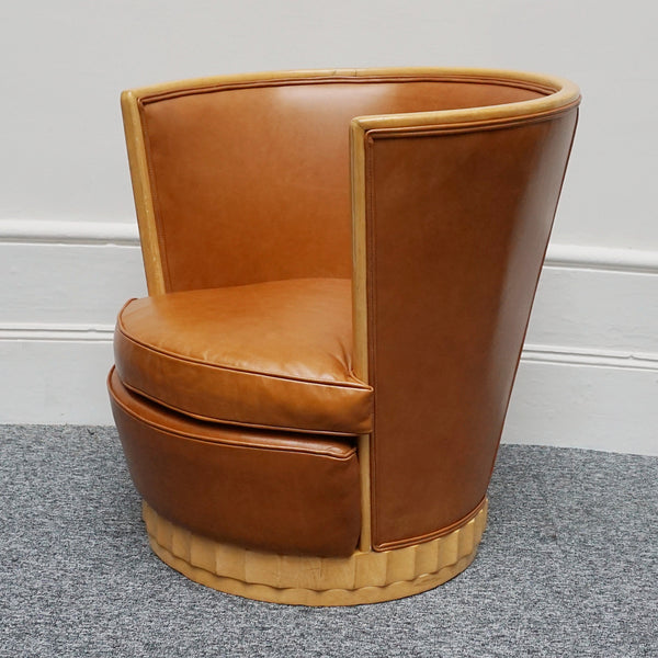 Vintage Art Deco Tub Chairs - Original French Art Deco Seating - Jeroen Markies Art Deco