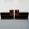 Pair of Vintage Macassar Ebony French Art Deco Bookcase Cabinets - Jeroen Markies Art Deco