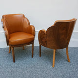 A pair of Art Deco armchairs by Harry & Lou Epstein