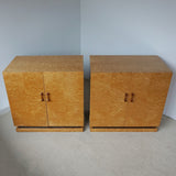 Original Birdseye Maple Veneered Pair of Cabinets - Jeroen Markies Art Deco