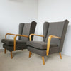 Mid-Century Armchairs, grey Boucle, British design, Mid-Century Furniture Howard Keith - Jeroen Markies Art Deco