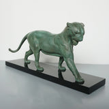 Striding Panther by Plagnet Large Art Deco Sculpture - Jeroen Markies Art Deco