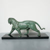 Striding Panther by Plagnet Large Art Deco Sculpture - Jeroen Markies Art Deco