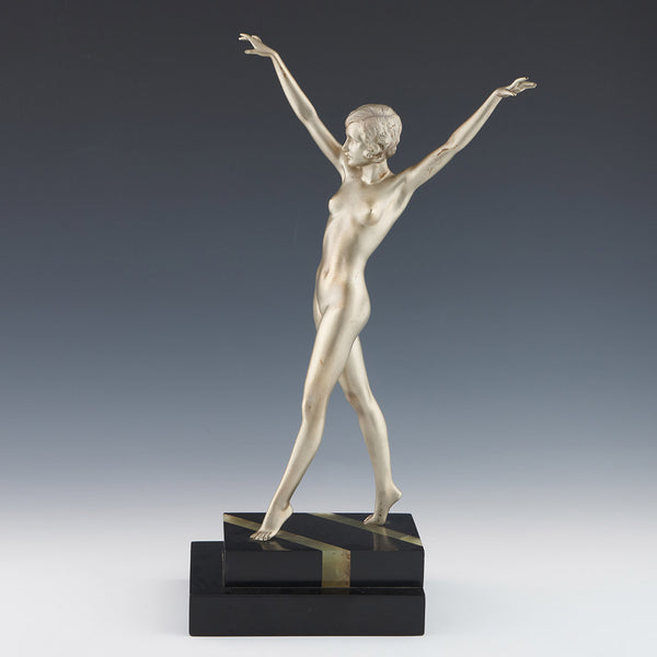 Ferdinand Preiss - Original Art Deco Bronze Preiss Sculpture - Nude Female Bronze Sculpture - Jeroen Markies Art Deco